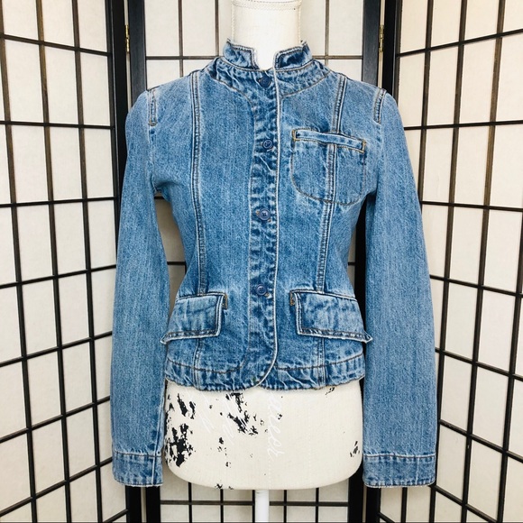 Mossimo Supply Co. Jackets & Blazers - 🔥$15 STEAL!🔥Military Style Blue Jean Jacket